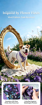 Blossom Series Floral Pet Harness & Leash Set