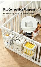 Hanging Pet Storage Basket for Playpens & Dog Crates