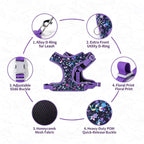 Blossom Series Floral Pet Harness & Leash Set