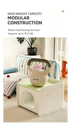 2-in-1 Pet Bed Cabinet – Multifunctional Pet House & Bedside Table