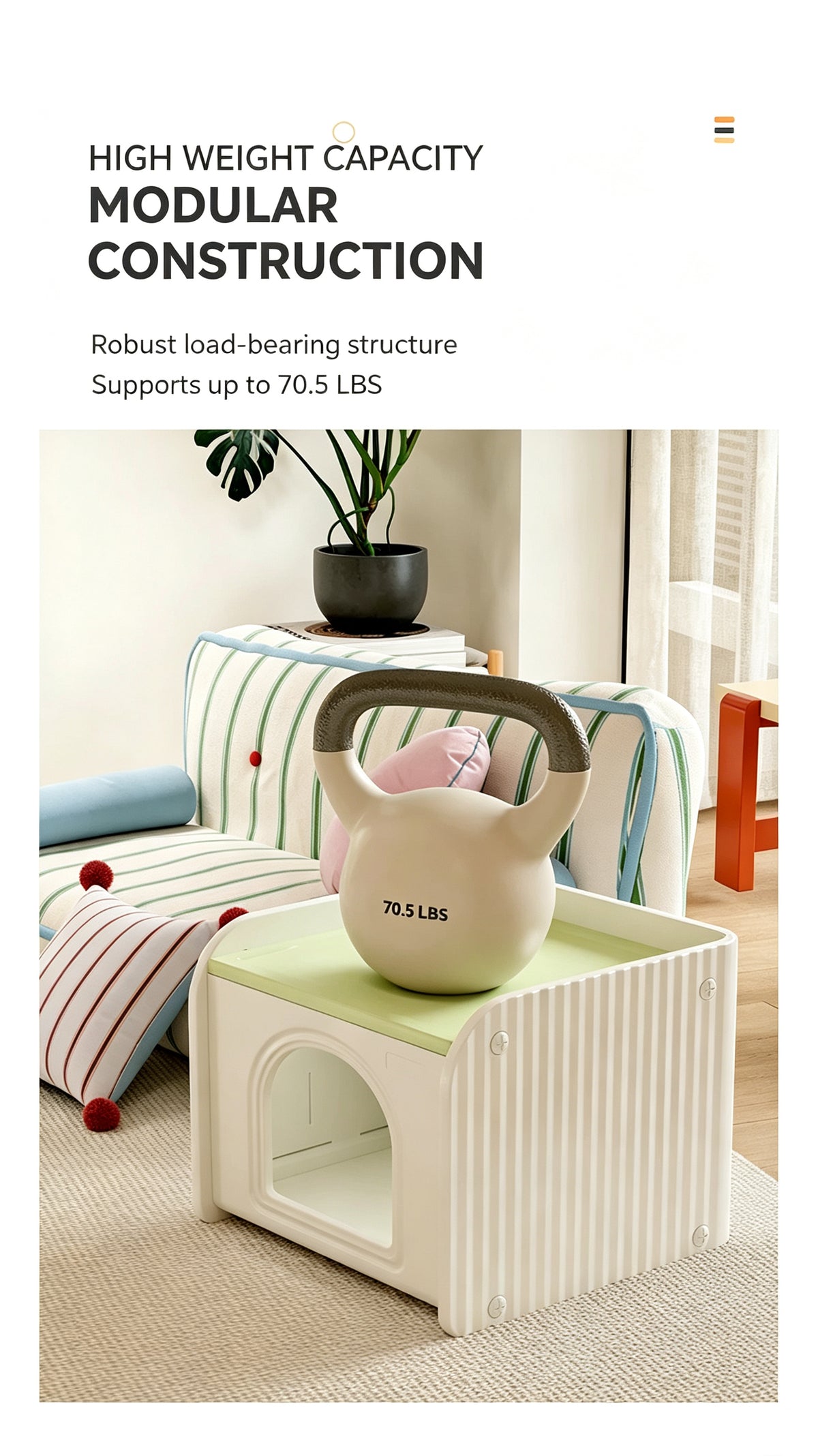 2-in-1 Pet Bed Cabinet – Multifunctional Pet House & Bedside Table