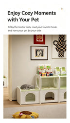2-in-1 Pet Bed Cabinet – Multifunctional Pet House & Bedside Table