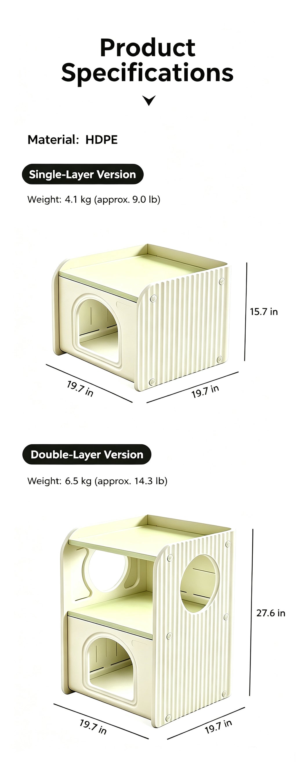 2-in-1 Pet Bed Cabinet – Multifunctional Pet House & Bedside Table