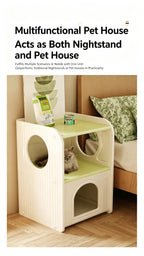 2-in-1 Pet Bed Cabinet – Multifunctional Pet House & Bedside Table