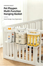 Hanging Pet Storage Basket for Playpens & Dog Crates